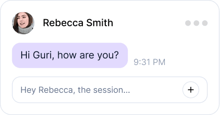 المحادثة والتواصل