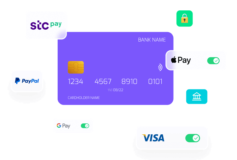 استقبل كل وسائل الدفع، من كل الدول